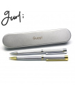 Guoyi marka Z090 new arrival 0.7mm stalówka stali kolor i złota metalowy długopis Biurowe Wysokiej Jakości Szkoła papiernicze pr