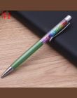 13 Kolorowe Kryształ Długopis Mody Twórczej Stylus dla Pisanie Biurowe Biurowe i Szkolne Długopis Długopis Czarny Niebieski 1.0m