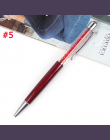 18 Kolory Kryształ Długopis Mody Twórczej Stylus dla Pisanie Biurowe Biurowe i Szkolne Długopis Długopis Czarny Niebieski 1.0mm