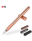 M & G Klasyczne full metal atrament pióro dla szkolne eleganckie biurowe biurowe wysokiej jakości luksusowy prezent długopisy do