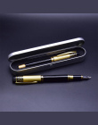 Guoyi Marka K901 0.5mm stalówka pióra atramentu konstrukcja metalowa Rzeźbione wzory Złoty Specjalne materiały biurowe prezenty 