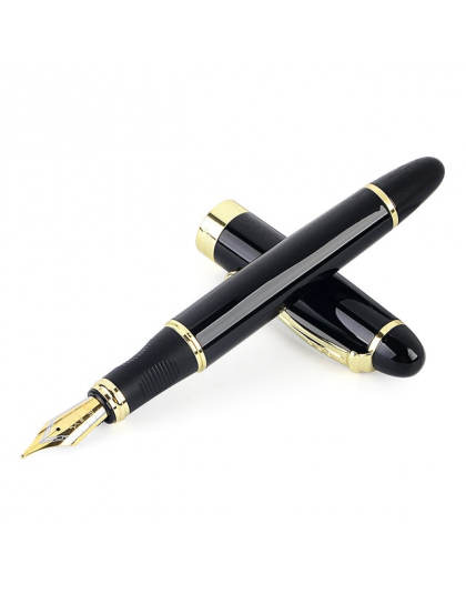 Wysokiej Jakości Iraurita Wieczne Pióro Luksusowe Jinhao 450 Full Metal Złoty Spinacz Długopisy Pisanie Biurowe Biuro Szkolne