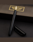 Full Metal Matte black wątek ciała Iraurita wieczne pióro 0.5mm ink długopisy Biuro Biznes caneta tinteiro Piśmienne Pudełko 103