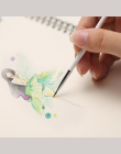 5 Sztuk/zestaw Grzywny Ręcznie malowane Linia Hak Okrągły Wskazówka Drawing Brush Pen Student Piśmienne Akwarela Dostaw Sztuki