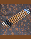 6 Sztuk/zestaw Tradycyjnej Chińskiej Białej Chmury Bambusa Wilka Pisanie Szczotka do Włosów Malarstwo Pisanie Praktyka Kaligrafi