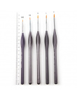 5 sztuk Szczegóły Paint Brush Set dla Miniaturowe Oleju Malowanie Rysowanie Liner Pen Brush Malarstwo Akwarela Akrylowe