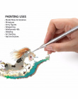 7 Sztuk Najwyższej Jakości Miniaturowe Linii Hak Długopis Grzywny Obraz Olejny Pędzla Gwasz Akwarela Pędzel Zestaw Do Rysowania 