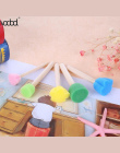 5 sztuk DIY Drewniane Gąbka Malowanie Graffiti Szczotki dla Dzieci Rysunek Zabawki Przedszkole Wczesne Edukacyjne Zabawki Materi