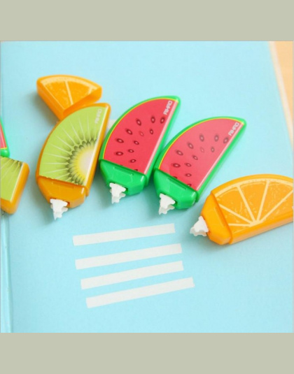 1 sztuk Nowy Śliczne Kawaii Plastikowe Owoce Taśmy Korekcyjnej Dla Dzieci Dzieci Studenci Szkolne Koreański Piśmienne