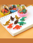 8 sztuk/partia Mini Śliczne Kawaii TPR Gumka Gumka Pień Dinozaur Dla Dzieci Prezent Koreański Biurowe Studenckie 874