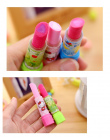 1 sztuk Szminka Uczeń Eraser Guma, Dzieci hello Kitty Eraser, owoce gumka Biurowe i Szkolne kawaii gumki dla dzieci