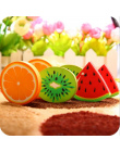1 projektowanie gumka Kawaii sztuk/paczka Słodkie Świeże Owoce Arbuz Kiwi Pomarańczowy biuro szkolne uczniów prezent nagroda gum