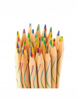 10 sztuk/partia DIY Śliczne Kawaii Drewniane Kredka Drewna Rainbow Kolor Ołówek dla Kid Szkoła Graffiti Rysunek Malarstwo