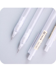 0.5mm Proste Przejrzyste Plastikowe Ołówek Automatyczny Długopis Dla Kid Szkoły Biurowymi