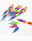1 PCColorful Stacker Swap 8 Kolor Sekcja Building Block Nie ostrzenie Ołówek Wielofunkcyjny Ołówek dla Biurowych