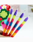 1 PCColorful Stacker Swap 8 Kolor Sekcja Building Block Nie ostrzenie Ołówek Wielofunkcyjny Ołówek dla Biurowych