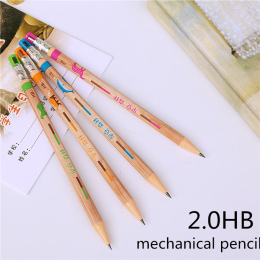 1 PC Ołówek 2.0mm Ołowiu wkłady Wkład można dodać ołówek Ołówek Automatyczny 4 kolory losowo