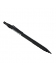 Automatyczne Redakcyjnych Ołówek, 0.5mm Ołowiu Rozmiar, Czarny metalik Sliver Beczki Ołówek 1 Sztuka