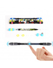 Super Cool Spinning Pen Obracanie Gaming Długopis Antypoślizgowe powlekane Wirowania Rolling Długopis Niebieski Wkładem Matujący