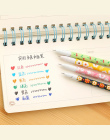 6 sztuk/zestaw Kreatywne Kolorowe Pióra Koloru Kwiatu Długopis Żelowy Cartoon Zwierząt 0.38mm Długopis Piśmiennicze Biuro Szkoln