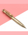 1 SZTUK GENKKY New Arrival Tactical pen wolframu stali nierdzewnej obraca unisex długopis okno metalowy długopis wielofunkcyjny