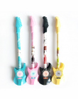 1 pc Kreatywny Gitara Gel Pen 0.38mm Czarny Koreański Piśmienne Biuro Szkolne Kawaii Instrumenty muzyczne Fajne Pisanie Długopis