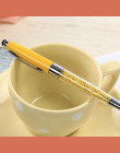 Nowy Przyjazd 2 w 1 Kreatywnych Kryształ Pen Diament Długopisy papeteria Długopis Rysik Dotykowy Długopis 12 Kolory Tłustej Refi