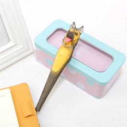 1 sztuk Nowość pies Kreatywny moda drewna owczarek Niemiecki długopis szkolne materiały biurowe Prezenty dla dzieci free shippin