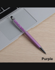 1 sztuk Kreatywnych Kryształ Pen Diament Długopisy Biurowe Długopis Rysik Dotykowy Długopis Niebieski Czarny Wkład 0.7mm
