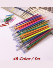 48 Sztuk 48 kolory ZESTAW flash długopis żelowy wyróżnienia napełniania kolor pełnej shinning malowanie długopis Wkłady wkłady S