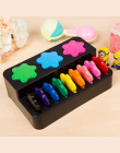 12 Kolorów nietoksyczne wax Kreatywny malarstwo kredki kształt Pierścienia dzieci prezenty Na Początku puzzle niemowląt zabawki 
