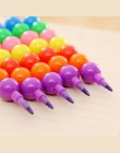 7 kolory gurda emotikon okrągły rysowania kredek woskowych długopisy dla dzieci kolor oleju pastelowe szkolne papiernicze