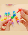 7 kolory gurda emotikon okrągły rysowania kredek woskowych długopisy dla dzieci kolor oleju pastelowe szkolne papiernicze