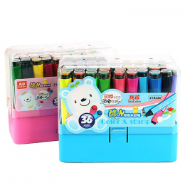 TrueColor Fajne acridine z uszczelką piśmienne zestaw akwarela długopis 36 kolor może być myte dzieci malowanie pędzlem