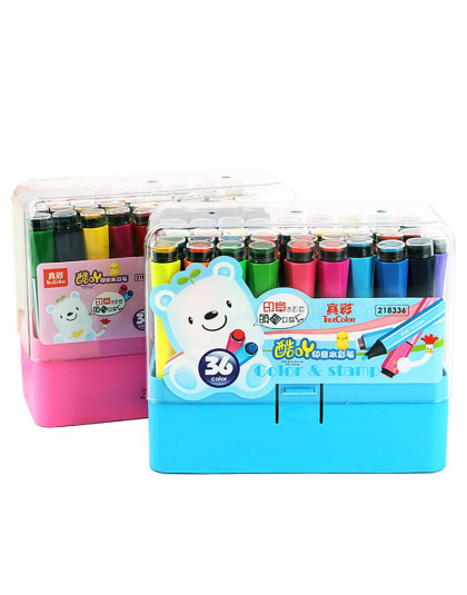 TrueColor Fajne acridine z uszczelką piśmienne zestaw akwarela długopis 36 kolor może być myte dzieci malowanie pędzlem