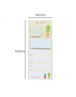 NOVERTY Kaktus Śliczne naklejki kawaii samoprzylepne karteczki biurowe planner notatnik śliczne papeleria notatnik kij 01945