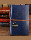 2018 Spirali Notebooka Pamiętnik Notatnik Vintage Pirate Kotwy PU Skóra Książki Notatki Wymienne Biurowe Prezent Podróżnik Journ