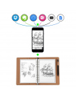 Rysunek Pisanie Skóra Spirali A5 Notebook Smart Wielokrotnego Użytku Wymazywalnej Dz Notatnik Elfinbook X Szkoła Biuro Dostawy P