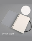 A5 A6 Spirali książki cewki Notebooka Rzeczy Do Zrobienia Pokryte DOT Puste Siatki Papieru Urzędowy Dziennik Sketchbook Dla Szko