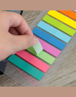 1 sztuk 7/10 Kolory PET 20 Arkuszy Na Kolor Index Tabs Flagi Sticky Note dla Page Marker Naklejki Akcesoria Biurowe piśmiennicze