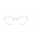Moda przejrzyste okrągłe okulary przezroczysta oprawa kobiety spektakl okulary dla osób z krótkowzrocznością oprawka do męskich 