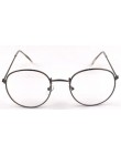 2018 nowy projektant kobieta okulary optyczne ramki metalowe okrągłe okulary ramki Clear lens okulary czarny srebrny złoty oko s
