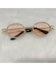 2019 Blu-Ray Pretection Retro okrągłe okulary przeciwsłoneczne kobiety w stylu Vintage Steampunk okulary mężczyźni Clear lens Rh