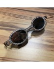 2019 Blu-Ray Pretection Retro okrągłe okulary przeciwsłoneczne kobiety w stylu Vintage Steampunk okulary mężczyźni Clear lens Rh