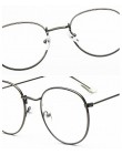 Okrągłe okulary rama kobieta mężczyźni okulary Retro krótkowzroczność optyczne ramki metalowe jasne obiektyw czarny srebrny złot
