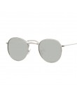 Nowy projektant marki w stylu Vintage owalne okulary przeciwsłoneczne kobiety Retro okulary z czystymi soczewkami okrągłe okular
