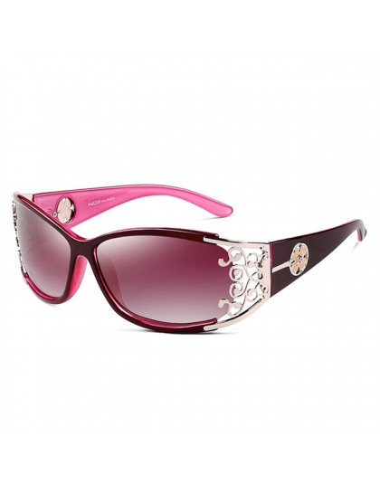 PARZIN luksusowa marka Vintage okulary przeciwsłoneczne damskie spolaryzowane damskie okulary przeciwsłoneczne dla kobiet Hollow