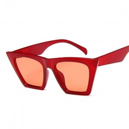 Kobieta w stylu Vintage okulary przeciwsłoneczne kobiety moda Cat Eye luksusowe okulary przeciwsłoneczne klasyczne zakupy pani c
