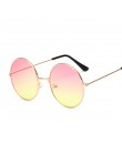 Nowa moda cukierki w stylu Vintage okrągłe lustro okulary przeciwsłoneczne damskie luksusowa marka oryginalny Design czarny okul