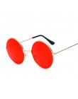 Nowa moda cukierki w stylu Vintage okrągłe lustro okulary przeciwsłoneczne damskie luksusowa marka oryginalny Design czarny okul